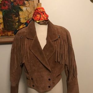 SOLDAwesome 80s cropped Fringed Jacket